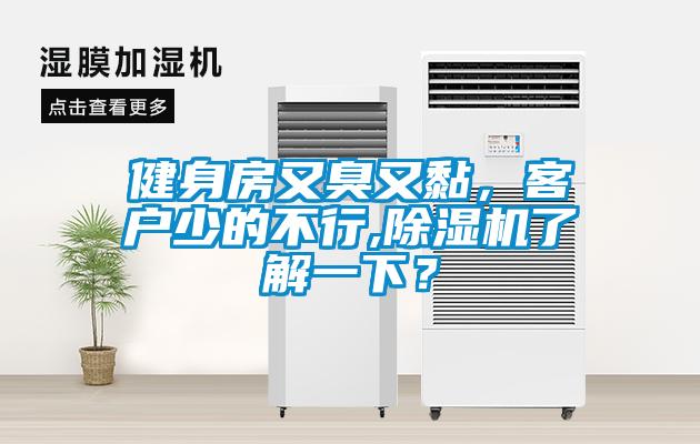 健身房又臭又黏，客戶少的不行,除濕機了解一下？