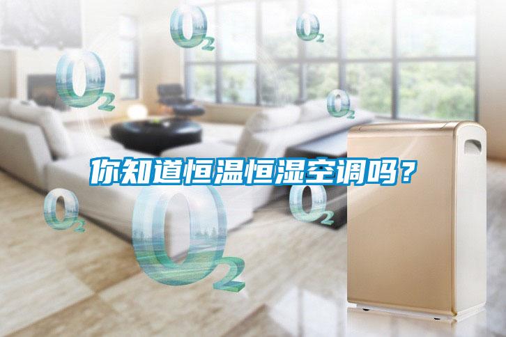 你知道恒溫恒濕空調(diào)嗎？