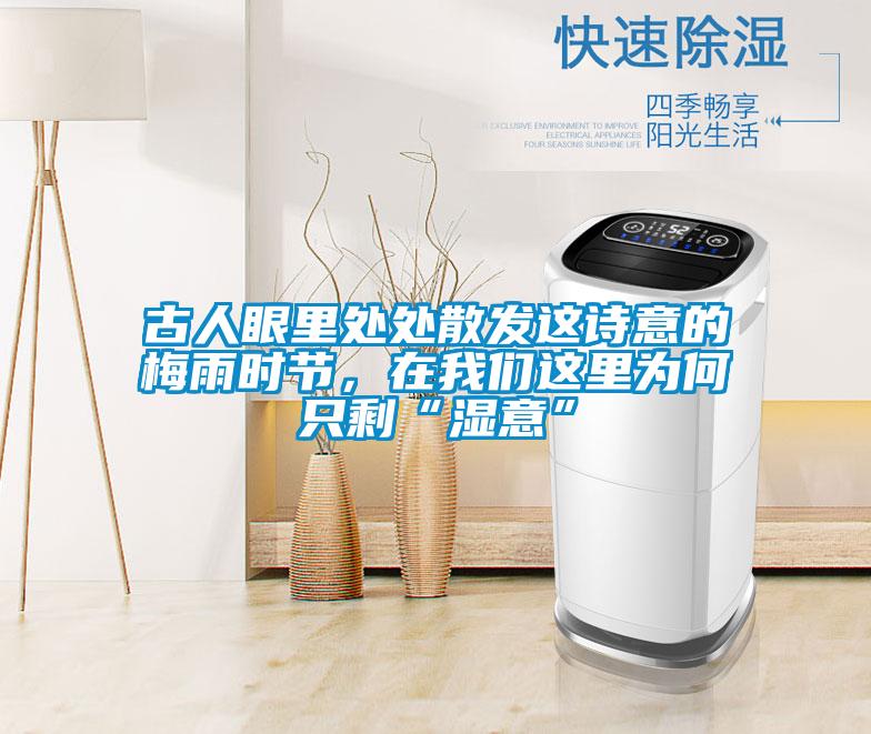 古人眼里處處散發這詩意的梅雨時節，在我們這里為何只?！皾褚狻?/></p>
						    <p style=