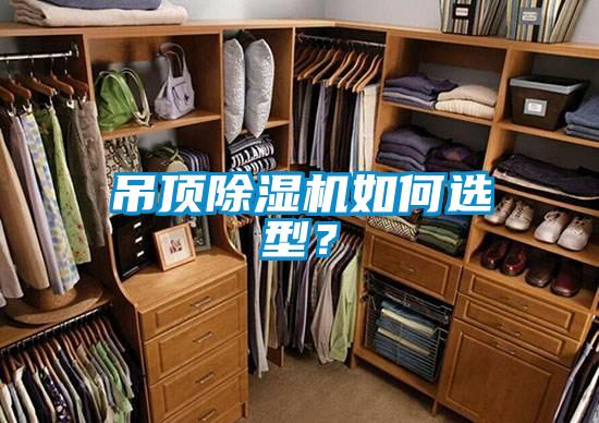 吊頂除濕機如何選型？