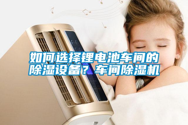 如何選擇鋰電池車間的除濕設備？車間除濕機
