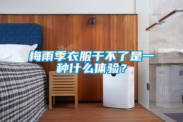 梅雨季衣服干不了是一種什么體驗(yàn)？