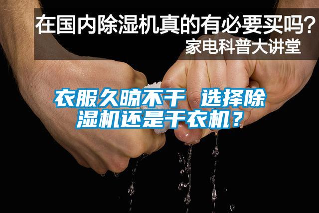 衣服久晾不干 選擇除濕機還是干衣機？