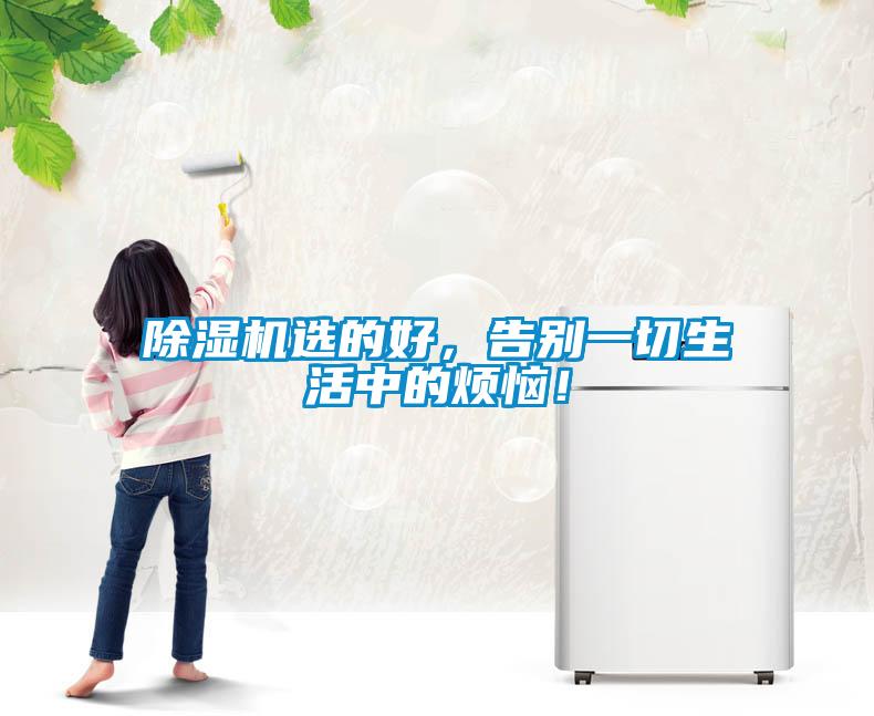 除濕機選的好，告別一切生活中的煩惱！
