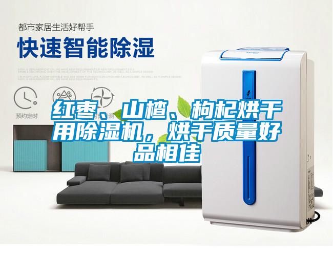 紅棗、山楂、枸杞烘干用除濕機，烘干質量好品相佳