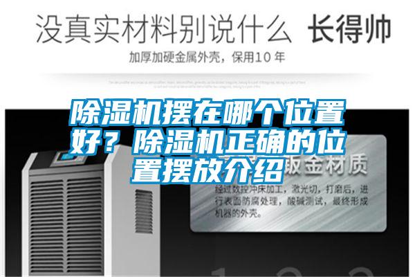 除濕機擺在哪個位置好？除濕機正確的位置擺放介紹