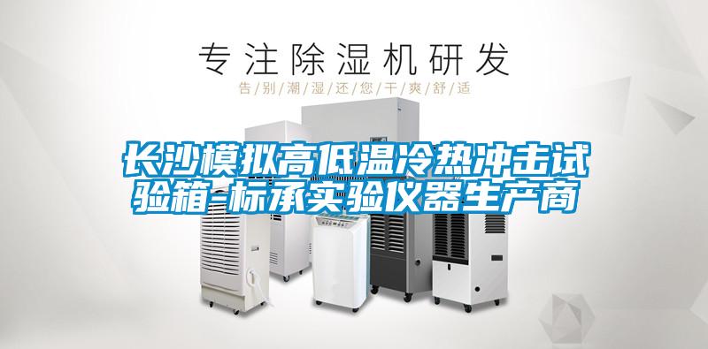 長沙模擬高低溫冷熱沖擊試驗箱-標(biāo)承實(shí)驗儀器生產(chǎn)商