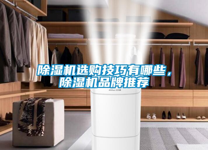 除濕機選購技巧有哪些，除濕機品牌推薦