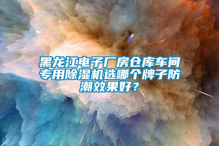黑龍江電子廠房倉庫車間專用除濕機選哪個牌子防潮效果好？