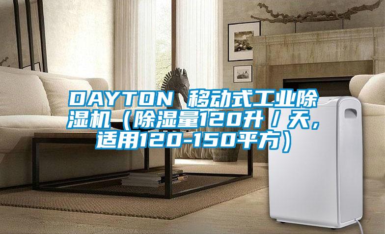 DAYTON 移動式工業除濕機（除濕量120升／天，適用120-150平方）