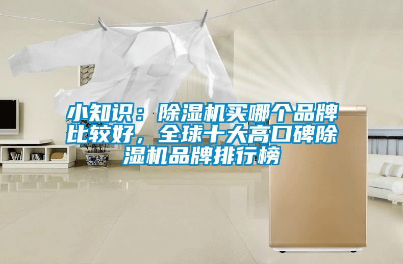 小知識(shí)：除濕機(jī)買哪個(gè)品牌比較好，全球十大高口碑除濕機(jī)品牌排行榜