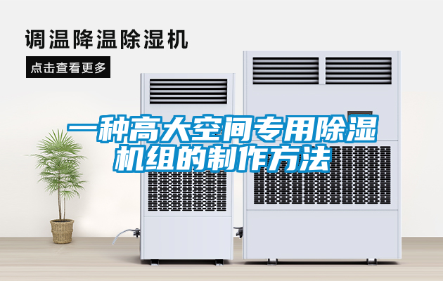 一種高大空間專(zhuān)用除濕機(jī)組的制作方法
