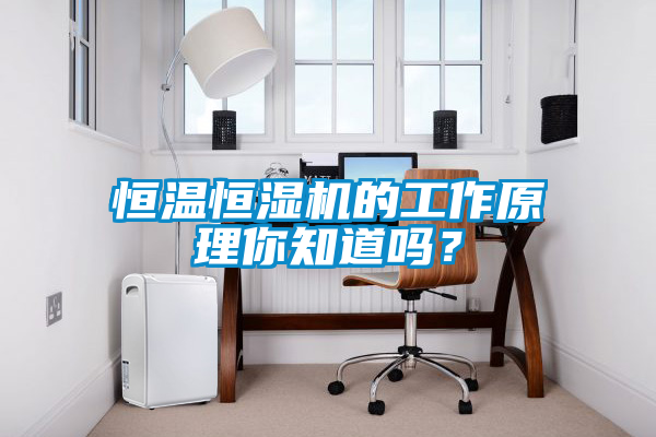 恒溫恒濕機的工作原理你知道嗎？