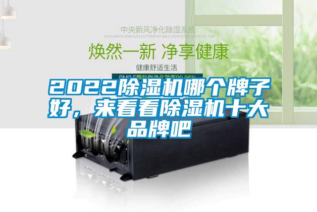 2022除濕機哪個牌子好，來看看除濕機十大品牌吧
