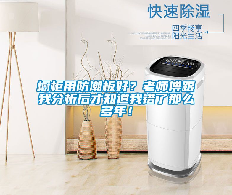 櫥柜用防潮板好？老師傅跟我分析后才知道我錯了那么多年！