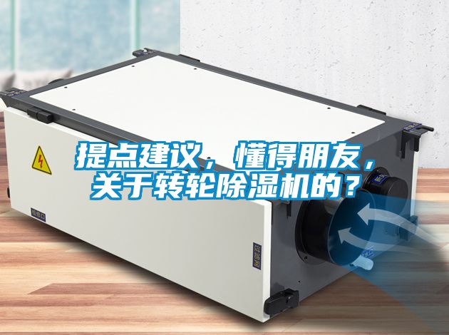 提點(diǎn)建議，懂得朋友，關(guān)于轉(zhuǎn)輪除濕機(jī)的？
