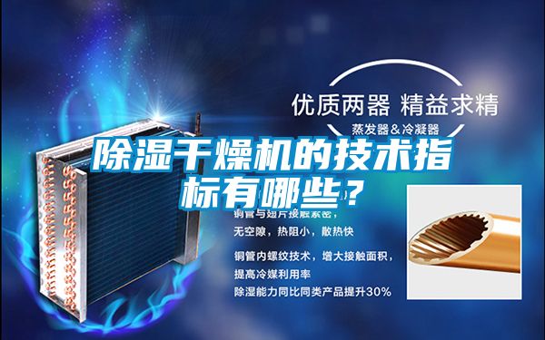 除濕干燥機的技術(shù)指標(biāo)有哪些？
