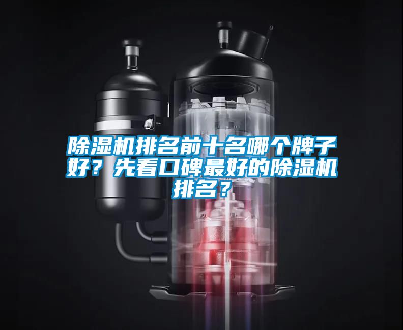 除濕機排名前十名哪個牌子好？先看口碑最好的除濕機排名？